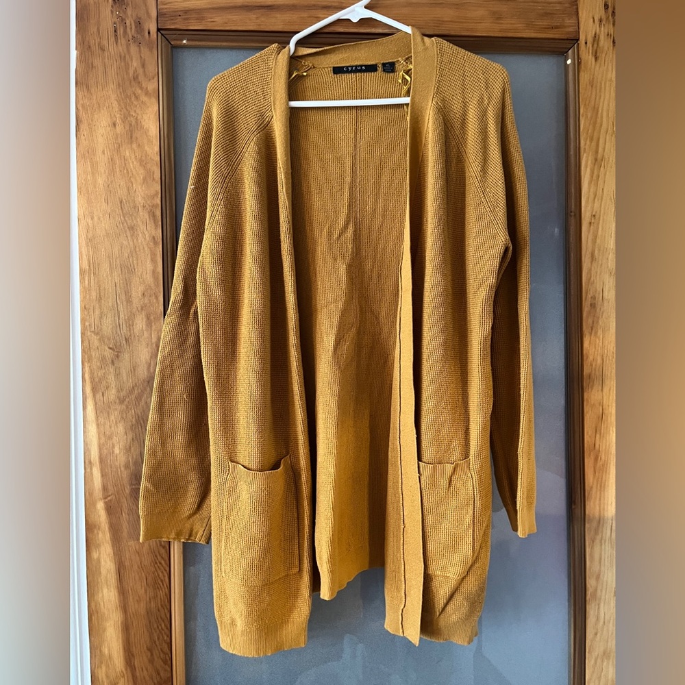 Waffle Knit Cardigan